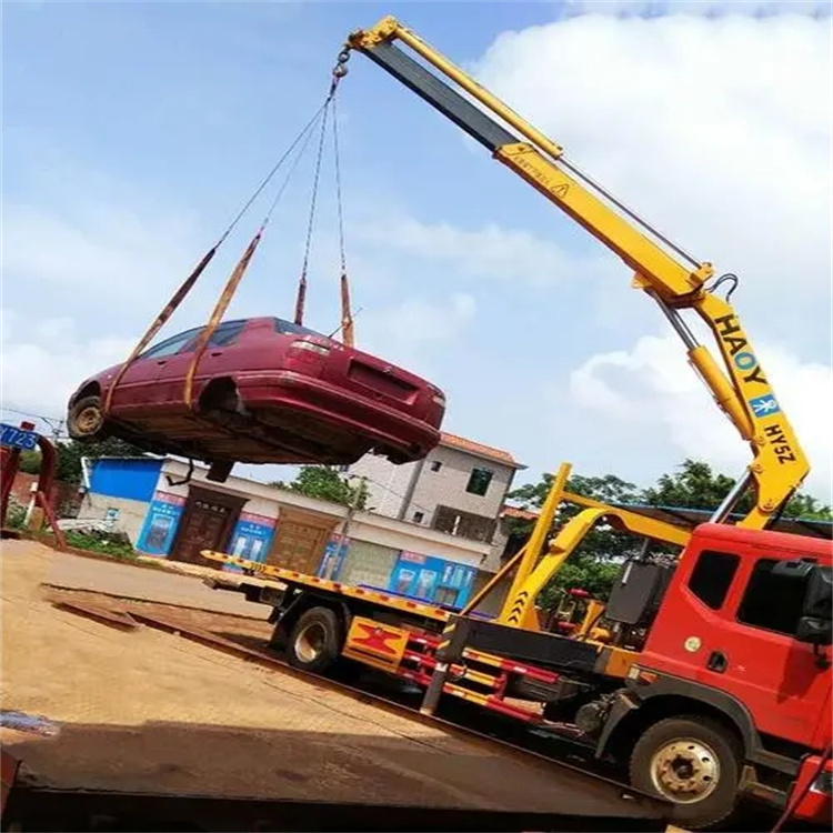 乐至吊车救援小汽车怎么吊